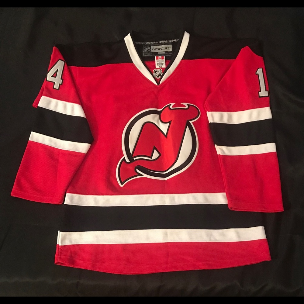 NJ Devils Adam Henrique Jersey #14 Size 48